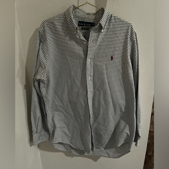 Checkered Ralph Lauren button down shirt - Picture 2 of 5
